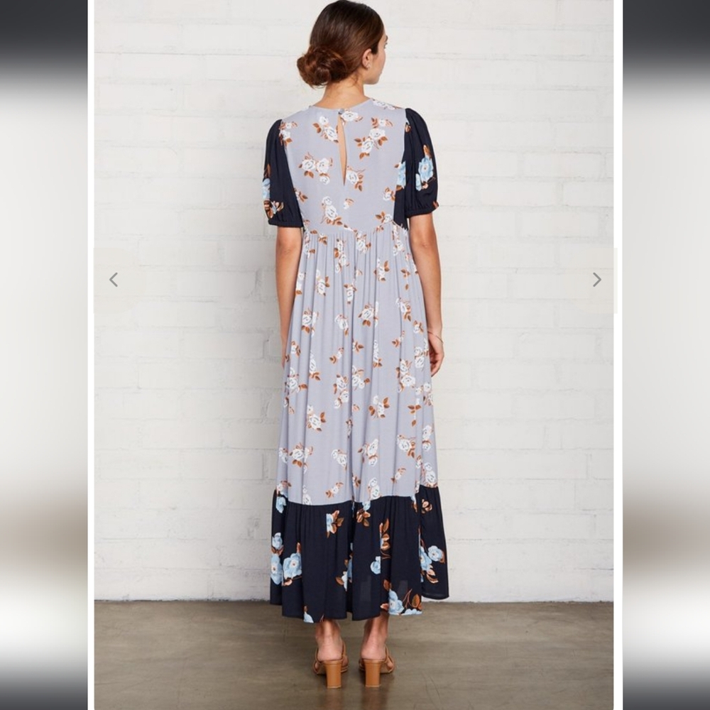 Rachel Pally Floral Blue Maxi Dress - Picture 4 of 4